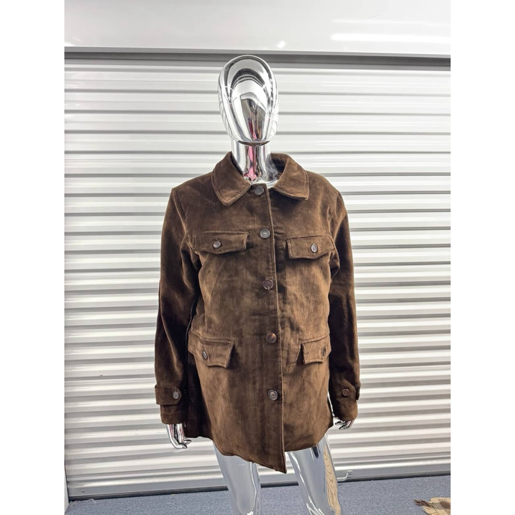 1930 Bronson Mfg French Hunting Jacket Vintage Style Men Thick Corduroy Coat 38 — image 5 of 8